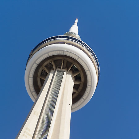 Hình ảnh Tháp chụp từ trực thăng - Tháp Toronto