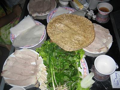 Hình bài viết Bánh tráng thịt heo - Đặc sản Đà Nẵng