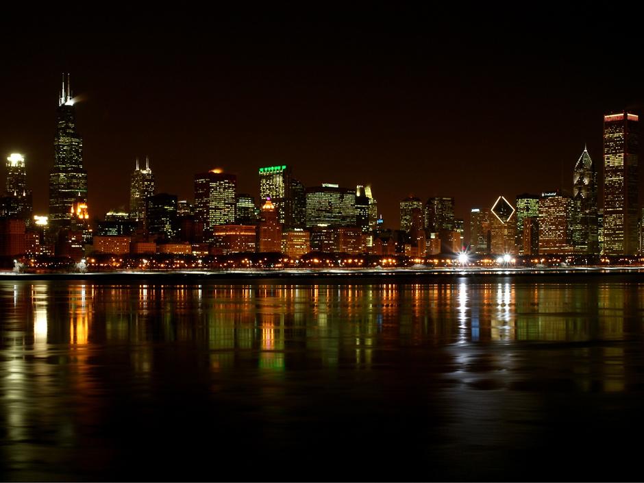 Hình ảnh Chicago về đêm - Chicago