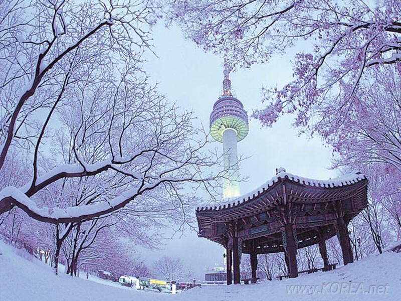 Hình ảnh Tuyết phủ trên đỉnh núi Seoul - Seoul