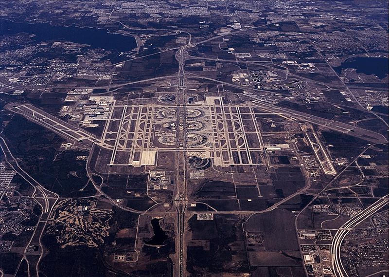 Hình ảnh Sân bay nhìn từ trên cao - Texas