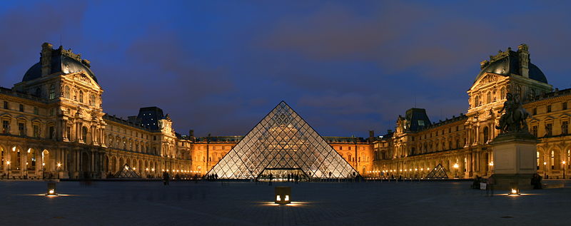Hình ảnh Toàn cảnh bảo tàng louvre. - Bảo tàng Louvre
