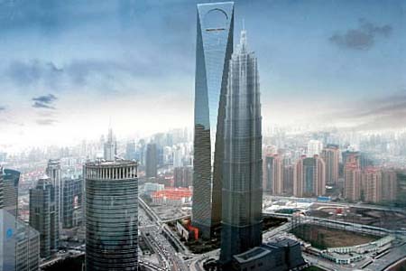 Hình ảnh Tòa nhà trung tâm tài chính - Trung tâm Tài chính Thế giới Thượng Hải