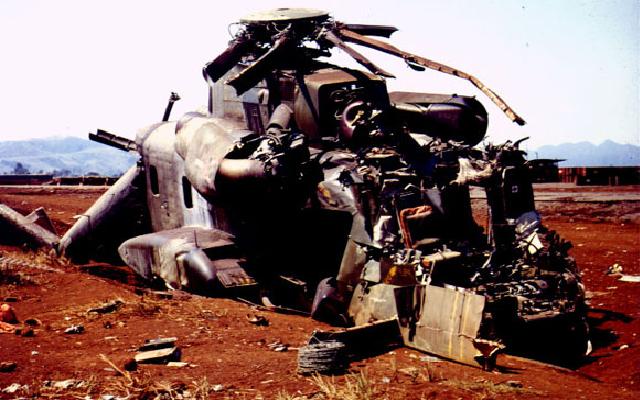 Hình ảnh The CH-53 that crashed near the Tacon area - Khu căn cứ quân sự Khe Sanh