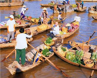 Hình ảnh Chợ nổi Long Xuyên - Chợ nổi Long Xuyên