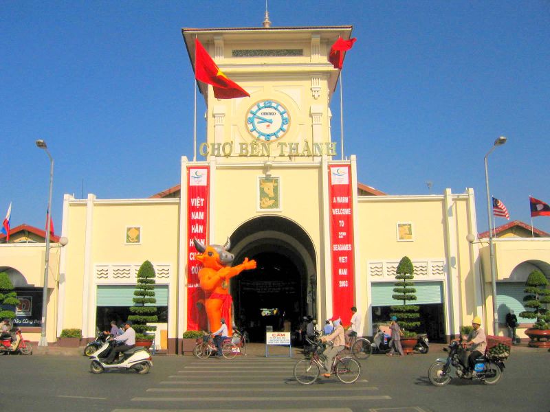 Hình ảnh Ben_Thanh_Market Straight View - Chợ Bến Thành