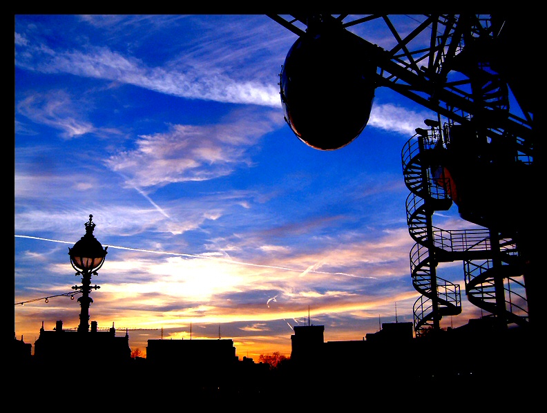 Hình ảnh Con mắt London lúc bình minh - Con mắt Luân Đôn