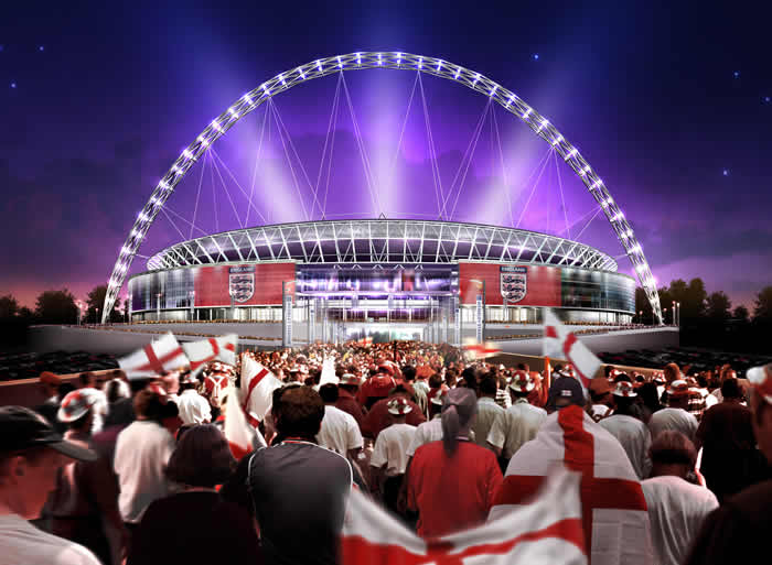 Hình ảnh Hàng triệu người đến sân khi có những trận đấu diễn ra - Sân vận động Wembley