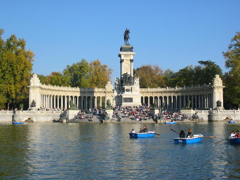 Hình ảnh Công viên retiro - Madrid
